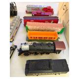HO Scale Clementine Train Set with Locomotives, Cars, Tracks, and Accessories