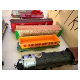 HO Scale Clementine Train Set with Locomotives, Cars, Tracks, and Accessories