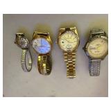 Collection of 4 Assorted Vintage and Modern Wristwatches - Rolex Replica (Not authenticated), Cherokee, World Trader, Electro