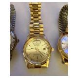 Collection of 4 Assorted Vintage and Modern Wristwatches - Rolex Replica (Not authenticated), Cherokee, World Trader, Electro