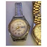 Collection of 4 Assorted Vintage and Modern Wristwatches - Rolex Replica (Not authenticated), Cherokee, World Trader, Electro