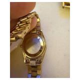 Collection of 4 Assorted Vintage and Modern Wristwatches - Rolex Replica (Not authenticated), Cherokee, World Trader, Electro