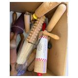Collection of Vintage Wooden and Specialty Rolling Pins