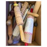 Collection of Vintage Wooden and Specialty Rolling Pins