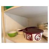 Kitchenware Collection with Mixing Bowls, Bakeware, Storage, Utensils and Decorative Vase