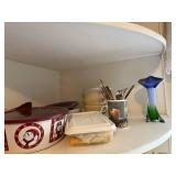 Kitchenware Collection with Mixing Bowls, Bakeware, Storage, Utensils and Decorative Vase