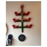 Scandinavian Wall Decor Collection with Hand-Painted Accents and Wood Art