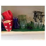 Mixed Lot of Coffee Mugs, Glassware, and Wine Glasses