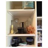 Mixed Glassware and Kitchenware Collection with Vases, Mugs, and Citrus Juicer