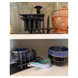 Mixed Glassware and Kitchenware Collection with Vases, Mugs, and Citrus Juicer