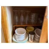 Assorted Kitchen Dishware and Glassware Collection