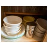 Assorted Kitchen Dishware and Glassware Collection