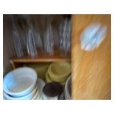 Assorted Kitchen Dishware and Glassware Collection