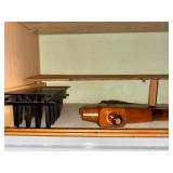 Vintage Kitchenware and Collectibles Assortment with Crock, Bowls, Jug, and Decorative Box