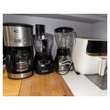 Kitchen Appliance Set: Air Fryer, Coffee Maker, Blender, and Food Processor