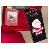 Christmas Holiday Decor Collection with Musical Figurines and Santa Dolls