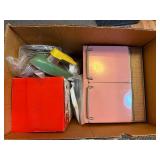 Vintage Metal Pink Toy Kitchen Set with Stove, Tinware, and Iron