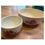 Set of 2 Universal Cambridge Mixing Bowls with Fruit Motif