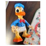 Vintage Disney Mickey Mouse and Donald Duck Toy Collection