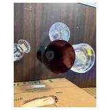 Collection of Clear Glass Compotes, Bowls, and Glasses