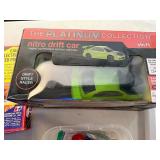 Collection of Toys and Craft Sets Including Woodburning Kit and RC Car