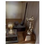 Collection of Vintage Sports Trophies and Awards