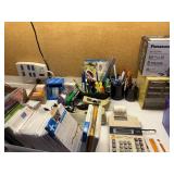 Large Lot of Assorted Office Supplies and Organizers