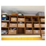 Office Supplies Storage Organizer with Labeled Compartments