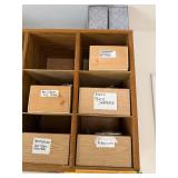 Office Supplies Storage Organizer with Labeled Compartments