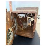 Antique and Vintage Rotary Telephones with Wooden Wall Mount Boxes - Collection of 3