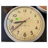 Lot of 3 Vintage Wall Clocks Electric Assorted Styles