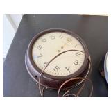 Lot of 3 Vintage Wall Clocks Electric Assorted Styles