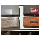Set of 4 Vintage Tool Kits Including Tap and Die, Punch, and Flaring Tools