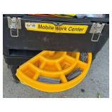 Mobile Work Center Toolbox with Assorted Hand Tools and Hardware
