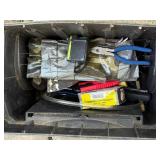 Mobile Work Center Toolbox with Assorted Hand Tools and Hardware