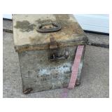 Vintage Universal Fuel Exchange Metal Storage Box