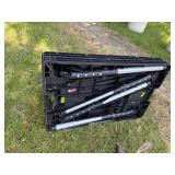 Folding Portable Workbench with Metal Legs