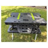 Folding Portable Workbench with Metal Legs