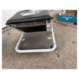 Creeper Rolling Shop Stool with Padded Seat