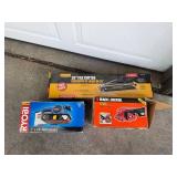 Ryobi Belt Sander, WorkForce 20 in Tile Cutter, Black & Decker 3 in 1 Saw Lot