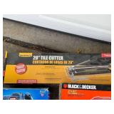 Ryobi Belt Sander, WorkForce 20 in Tile Cutter, Black & Decker 3 in 1 Saw Lot