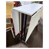 Folding Drop-Leaf Craft/Quilting Table on Wheels