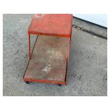 Heavy-Duty Rolling Utility Cart with Two Shelves