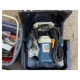 Collection of Power Tools and Hand Tools in Storage Cases