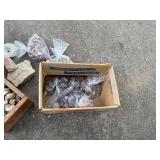 Assorted Collection of Decorative Rocks, Stones, and Minerals