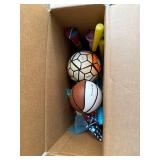 Big League Bagball Game with Sports Balls and Toy Bats Set