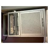 Soundesign Radio, Magnavox DVD Player, Sharp VCR, and Cable Lot
