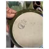 Vintage Pottery and Stoneware Dishware Collection including Mugs, Bowls, and Serving Pieces