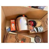 Vintage Tin Trucks, Rummy Tile Game, and Collectibles Assortment