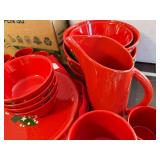 Holiday Christmas Tree Ceramic Dinnerware and Mug Set
